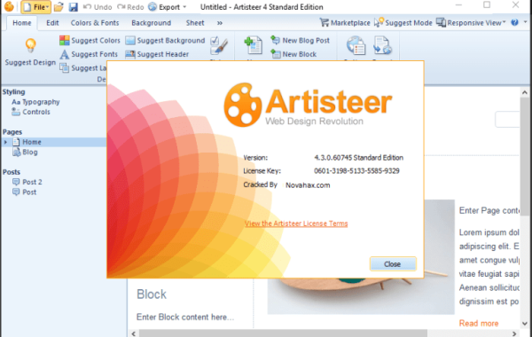 Artisteer 5.6 Crack With License Key Free Download 2023